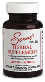
		Sonne’s 9A Herbal Supplement

